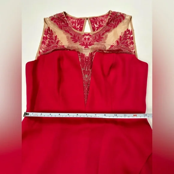 BCBGmaxazria Kinsley pink Turkish Rose asymmetrical mini dress. Size 6 - Picture 8 of 11